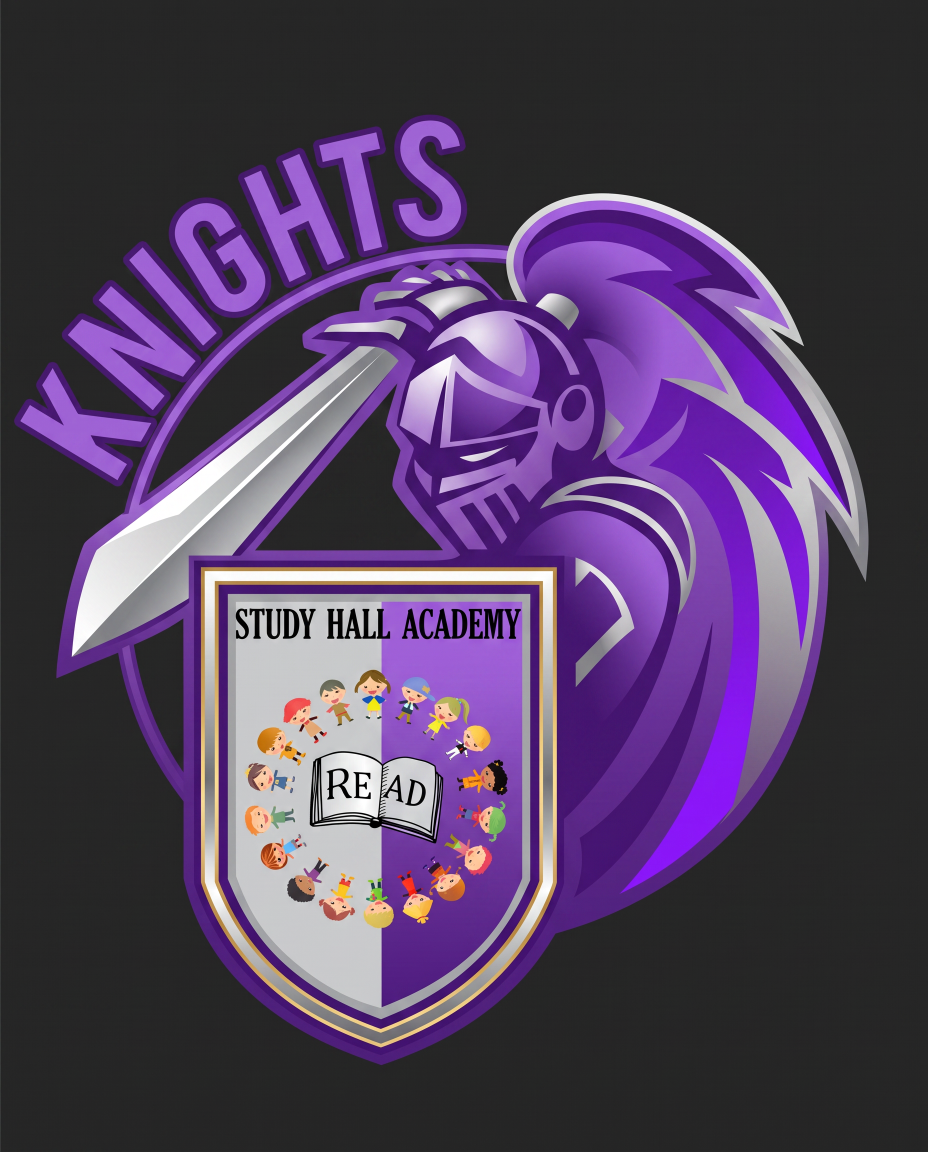 Study Hall Academy Knights mascot